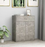 VidaXL Dressoir 60x30x75 cm bewerkt hout betongrijs