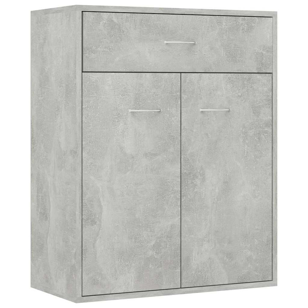 VidaXL Dressoir 60x30x75 cm bewerkt hout betongrijs