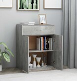 VidaXL Dressoir 60x30x75 cm bewerkt hout betongrijs