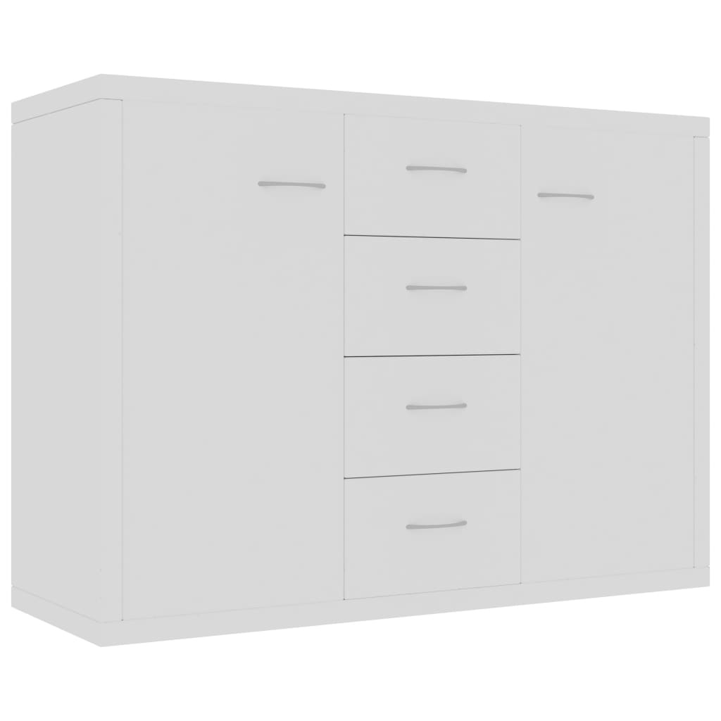 VidaXL Dressoir 88x30x65 cm bewerkt hout wit