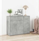 VidaXL Dressoir 88x30x70 cm bewerkt hout betongrijs
