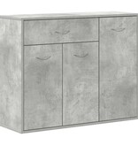 VidaXL Dressoir 88x30x70 cm bewerkt hout betongrijs