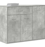 VidaXL Dressoir 88x30x70 cm bewerkt hout betongrijs