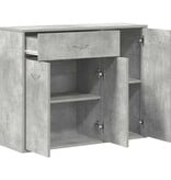 VidaXL Dressoir 88x30x70 cm bewerkt hout betongrijs