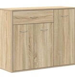 VidaXL Dressoir 88x30x70 cm bewerkt hout sonoma eikenkleurig