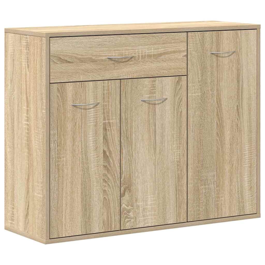 VidaXL Dressoir 88x30x70 cm bewerkt hout sonoma eikenkleurig