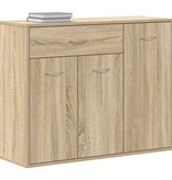 VidaXL Dressoir 88x30x70 cm bewerkt hout sonoma eikenkleurig