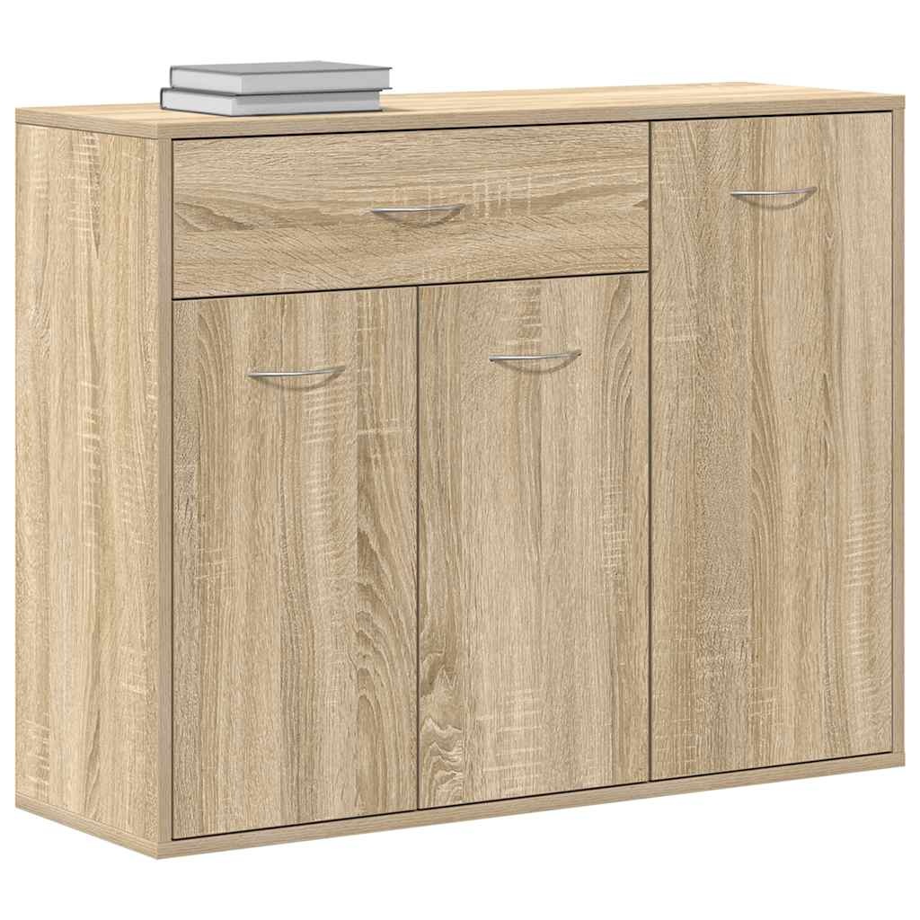 VidaXL Dressoir 88x30x70 cm bewerkt hout sonoma eikenkleurig