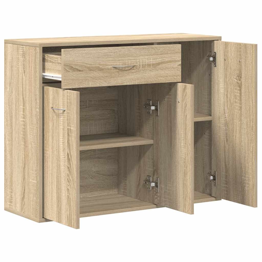 VidaXL Dressoir 88x30x70 cm bewerkt hout sonoma eikenkleurig