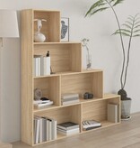 VidaXL Boekenkast/kamerscherm 155x24x160 cm bewerkt hout sonoma eiken