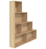 VidaXL Boekenkast/kamerscherm 155x24x160 cm bewerkt hout sonoma eiken