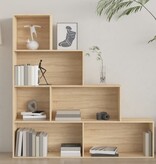 VidaXL Boekenkast/kamerscherm 155x24x160 cm bewerkt hout sonoma eiken