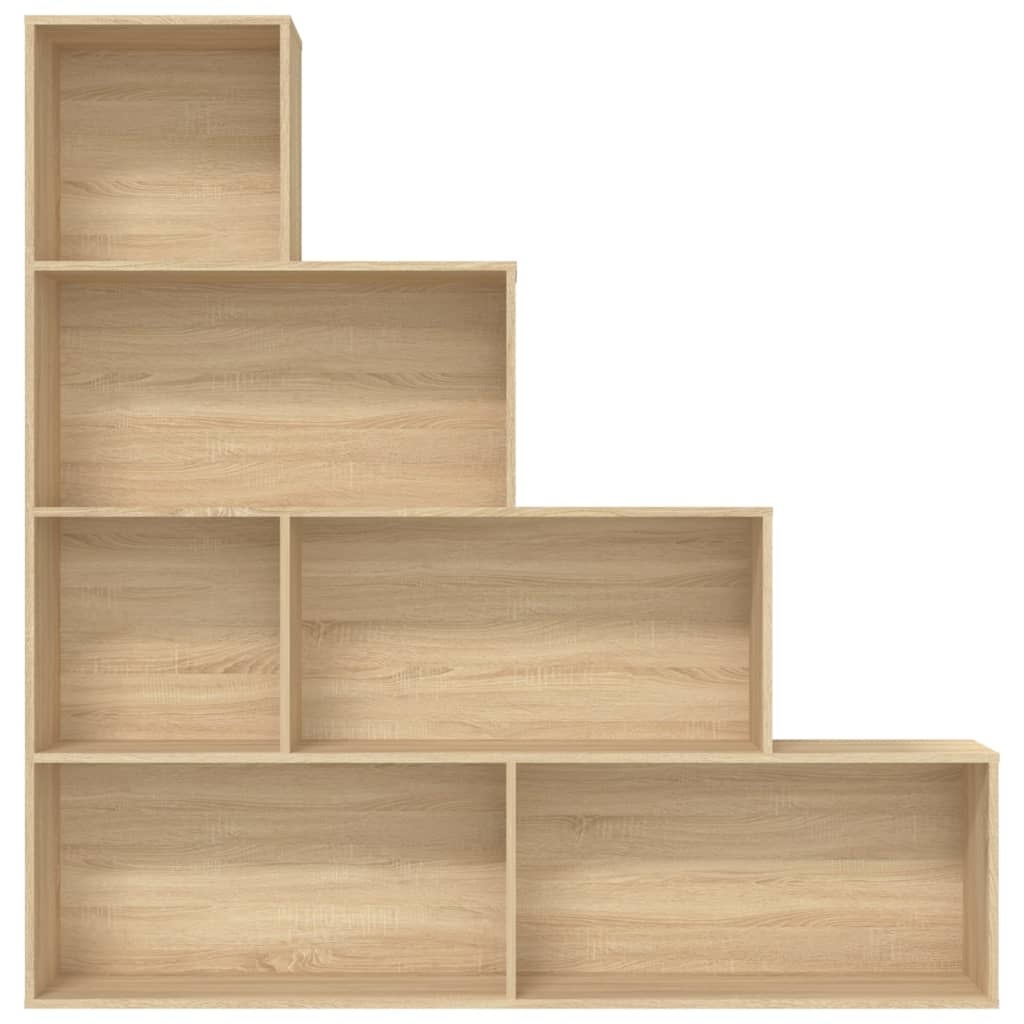 VidaXL Boekenkast/kamerscherm 155x24x160 cm bewerkt hout sonoma eiken