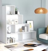 VidaXL Boekenkast/kamerscherm 155x24x160 cm bewerkt hout wit