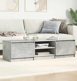 VidaXL Tv-meubel 140x40x35,5 cm bewerkt hout betongrijs