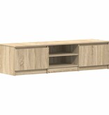 VidaXL Tv-meubel 140x40x35,5 cm bewerkt hout sonoma eikenkleurig