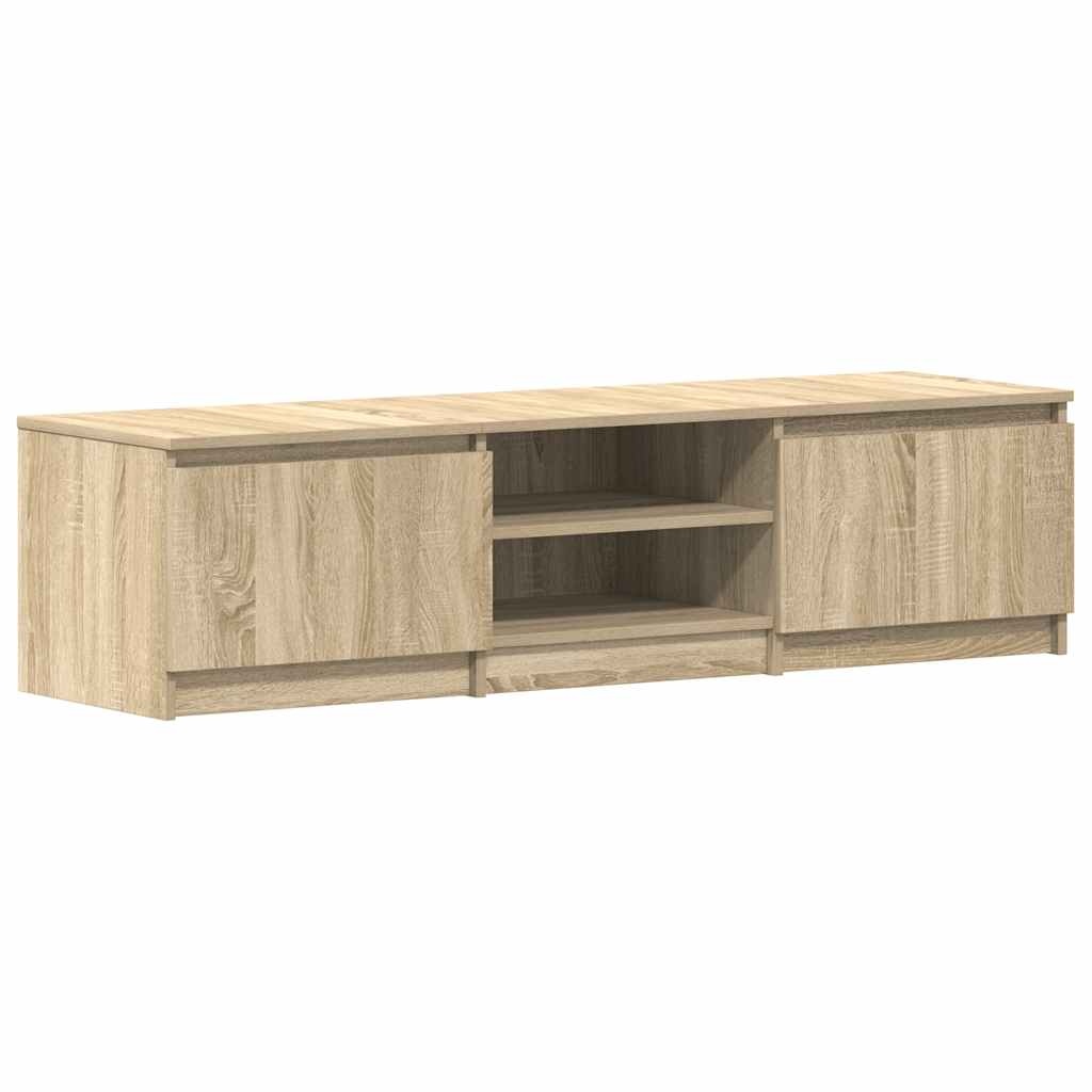 VidaXL Tv-meubel 140x40x35,5 cm bewerkt hout sonoma eikenkleurig