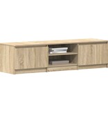 VidaXL Tv-meubel 140x40x35,5 cm bewerkt hout sonoma eikenkleurig