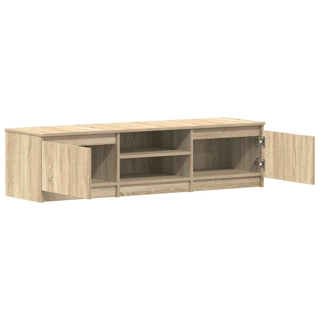 VidaXL Tv-meubel 140x40x35,5 cm bewerkt hout sonoma eikenkleurig