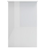 VidaXL Bureau 100x50x76 cm bewerkt hout hoogglans wit