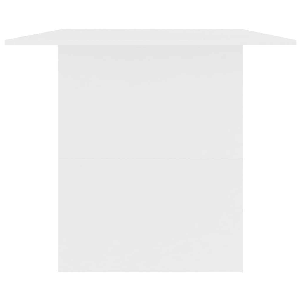 VidaXL Eettafel 180x90x76 cm bewerkt hout wit