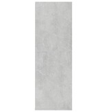 VidaXL Schoenenrek 54x34x100,5 cm bewerkt hout betongrijs