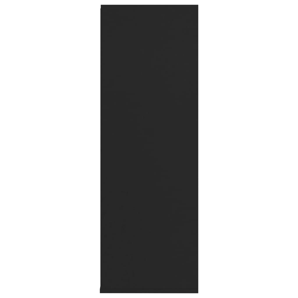 VidaXL Schoenenrek 54x34x100,5 cm bewerkt hout zwart