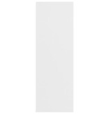VidaXL Schoenenrek 54x34x100,5 cm bewerkt hout wit