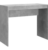 VidaXL Bureau 90x40x72 cm bewerkt hout betongrijs