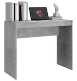 VidaXL Bureau 90x40x72 cm bewerkt hout betongrijs
