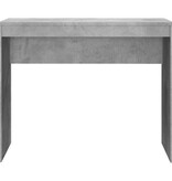VidaXL Bureau 90x40x72 cm bewerkt hout betongrijs