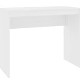 VidaXL Bureau 90x40x72 cm bewerkt hout wit