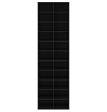 VidaXL Schoenenkast 54x34x183 cm bewerkt hout zwart