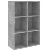 VidaXL Boekenkast/dressoir 66x30x98 cm bewerkt hout betongrijs