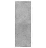 VidaXL Wandschappen 104x20x58,5 cm bewerkt hout betongrijs