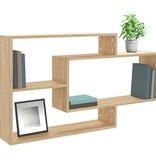 VidaXL Wandschappen 104x20x58,5 cm bewerkt hout sonoma eikenkleurig