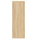 VidaXL Wandschappen 104x20x58,5 cm bewerkt hout sonoma eikenkleurig