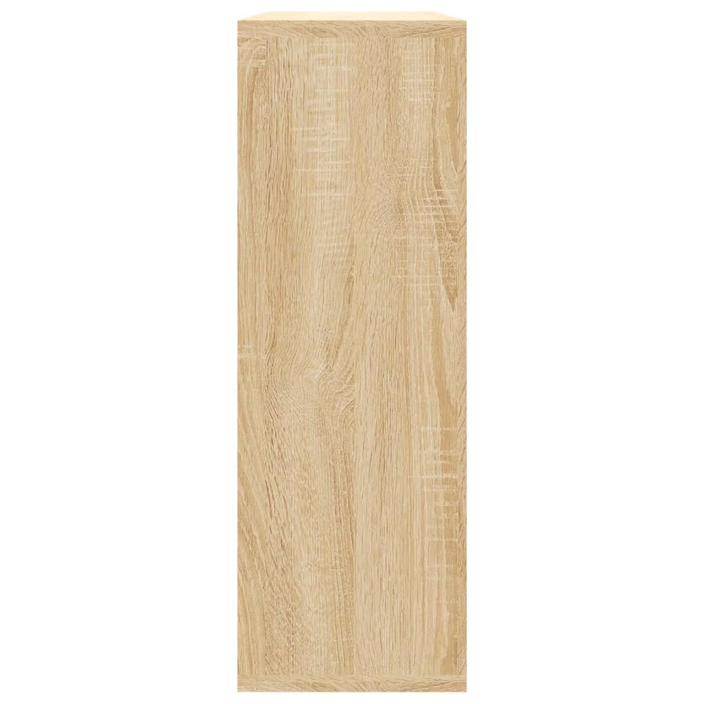 VidaXL Wandschappen 104x20x58,5 cm bewerkt hout sonoma eikenkleurig