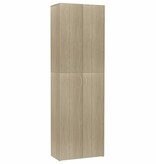 VidaXL Kantoorkast 60x32x190 cm bewerkt hout sonoma eikenkleurig