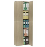 VidaXL Kantoorkast 60x32x190 cm bewerkt hout sonoma eikenkleurig