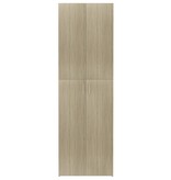 VidaXL Kantoorkast 60x32x190 cm bewerkt hout sonoma eikenkleurig