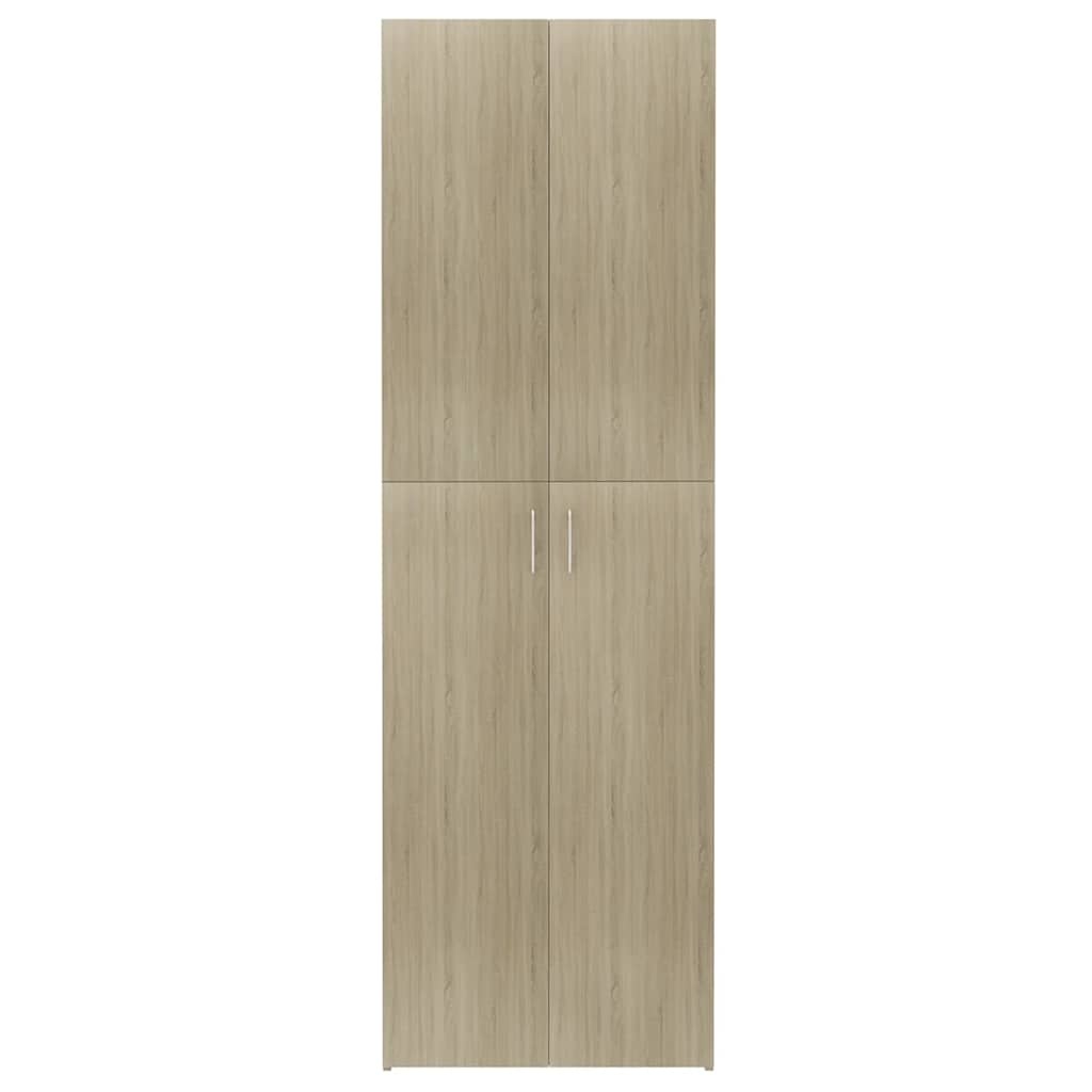 VidaXL Kantoorkast 60x32x190 cm bewerkt hout sonoma eikenkleurig