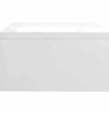 VidaXL Monitorstandaard 42x24x13 cm bewerkt hout hoogglans wit