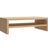 VidaXL Monitorstandaard 42x24x13 cm bewerkt hout sonoma eikenkleurig