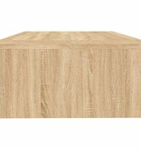 VidaXL Monitorstandaard 42x24x13 cm bewerkt hout sonoma eikenkleurig