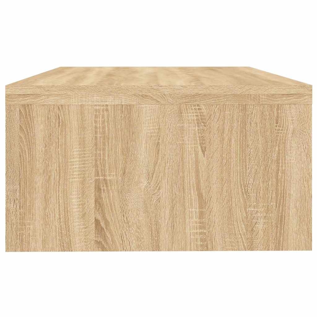 VidaXL Monitorstandaard 42x24x13 cm bewerkt hout sonoma eikenkleurig