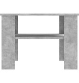 VidaXL Salontafel 60x60x42 cm bewerkt hout betongrijs