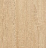 VidaXL Salontafel 60x60x42 cm bewerkt hout sonoma eikenkleurig
