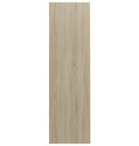 VidaXL Boekenkast 97,5x29,5x100 cm bewerkt hout sonoma eikenkleurig