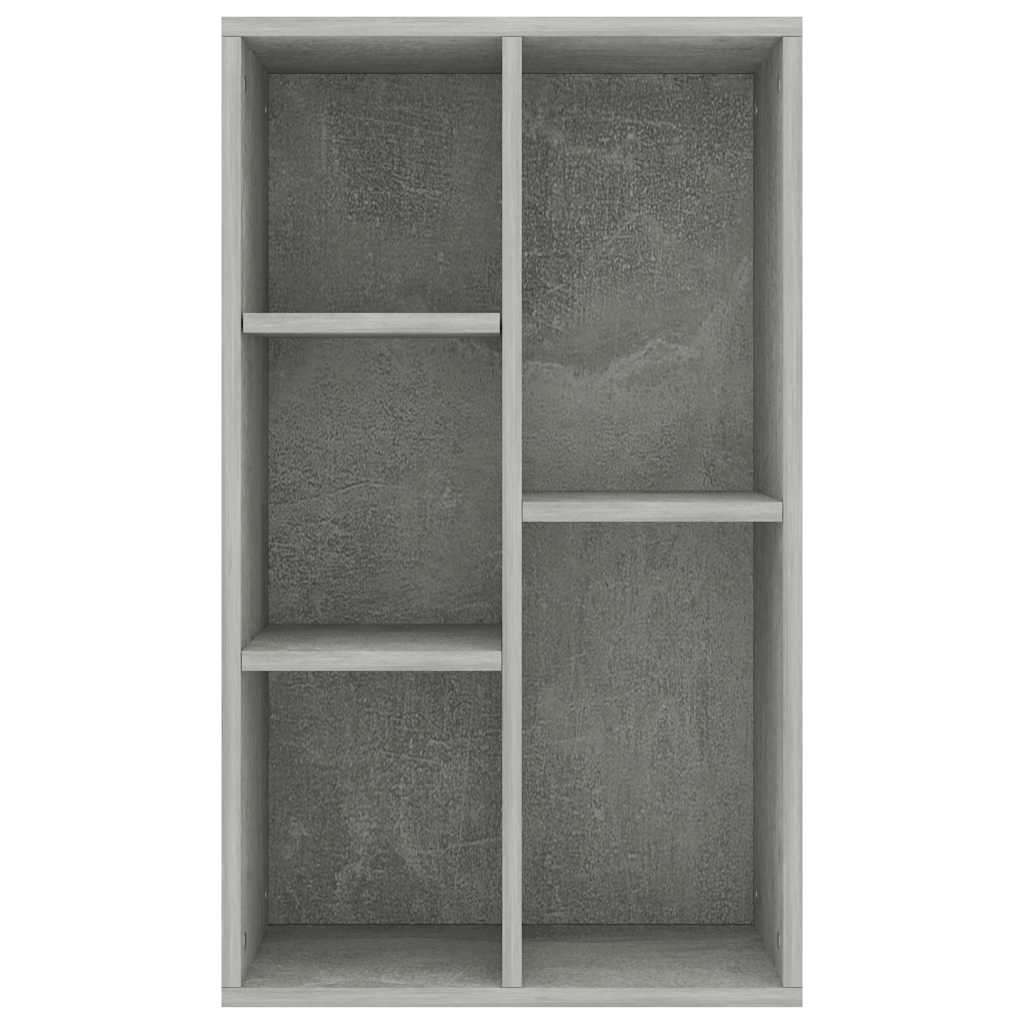 VidaXL Boekenkast/dressoir 50x25x80 cm bewerkt hout betongrijs